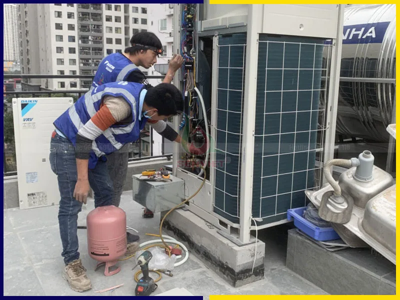 Bơm gas cho hệ thống