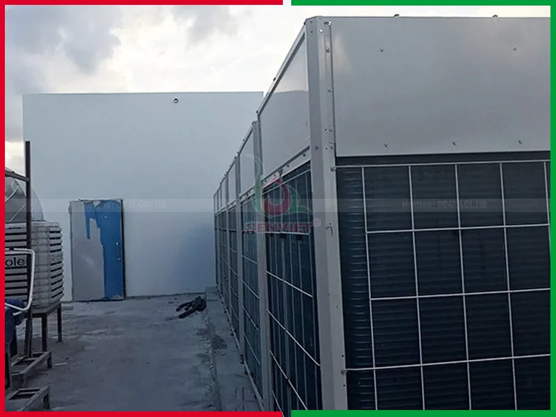 Khu vực lắp đặt dàn nóng Panasonic VRF FSV EX công suất cực lớn cho trung tâm sự kiện Khu vực lắp đặt dàn nóng Panasonic VRF FSV EX công suất cực lớn cho trung tâm sự kiện