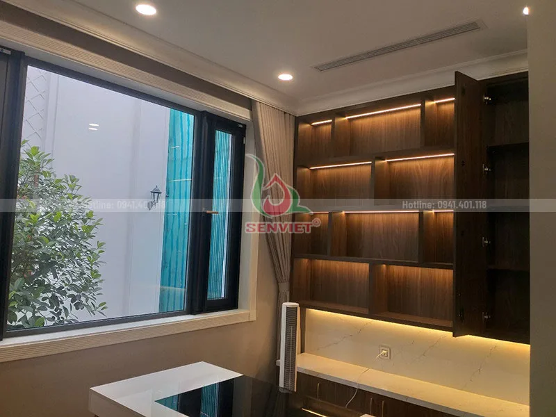 Điều hòa đã thi công ở phòng khách Điều hòa đã thi công ở phòng khách