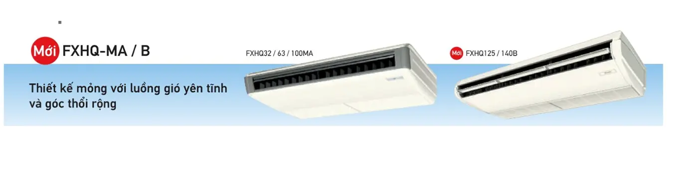 Thiết kế mỏng với luồng gió êm ái và góc thổi rộng