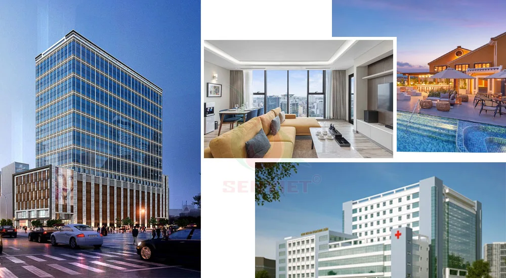 Hệ thống điều hòa VRV phù hợp với nhiều loại hình kiến trúc khác nhau Hệ thống điều hòa VRV phù hợp với nhiều loại hình kiến trúc khác nhau