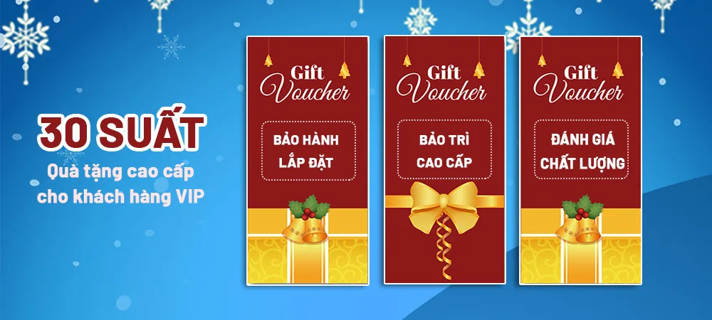 Trọn gói lắp đặt - Nhận quà tặng cao cấp dịp Giáng Sinh & Tết 2026